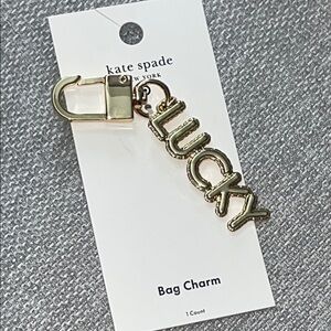 Kate Spade “Lucky” Bag charm keychain